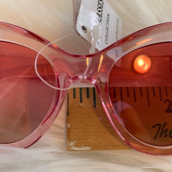 Pink Cat Eye Sunglasses - Picture 9 of 12